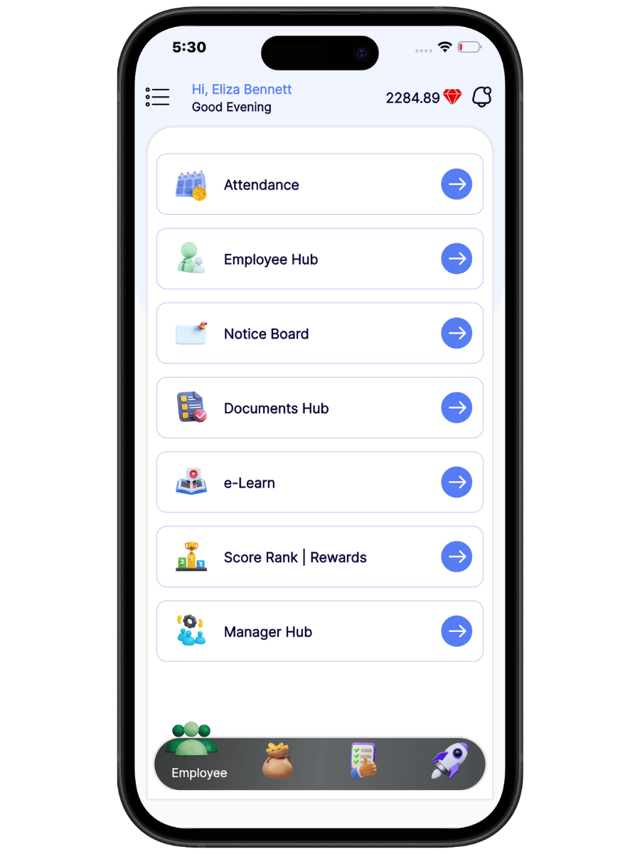Download eHubt Employee and Manager App