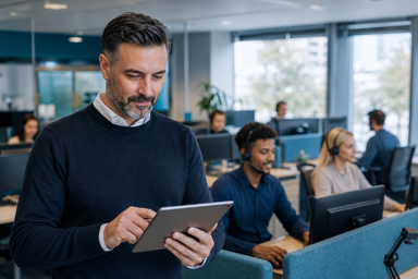 Call Centre Management Software UK environment image