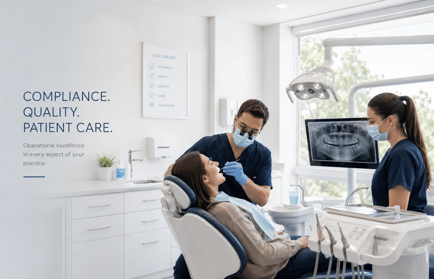 Dental clinic compliance and daily operations management