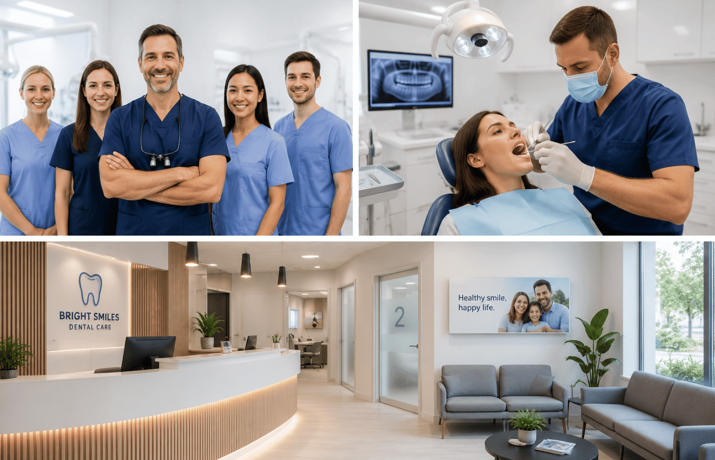 Dental clinic team management and patient service operations